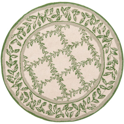 SAFAVIEH Handmade Chelsea Sunstripe Trellis French Country Wool Rug