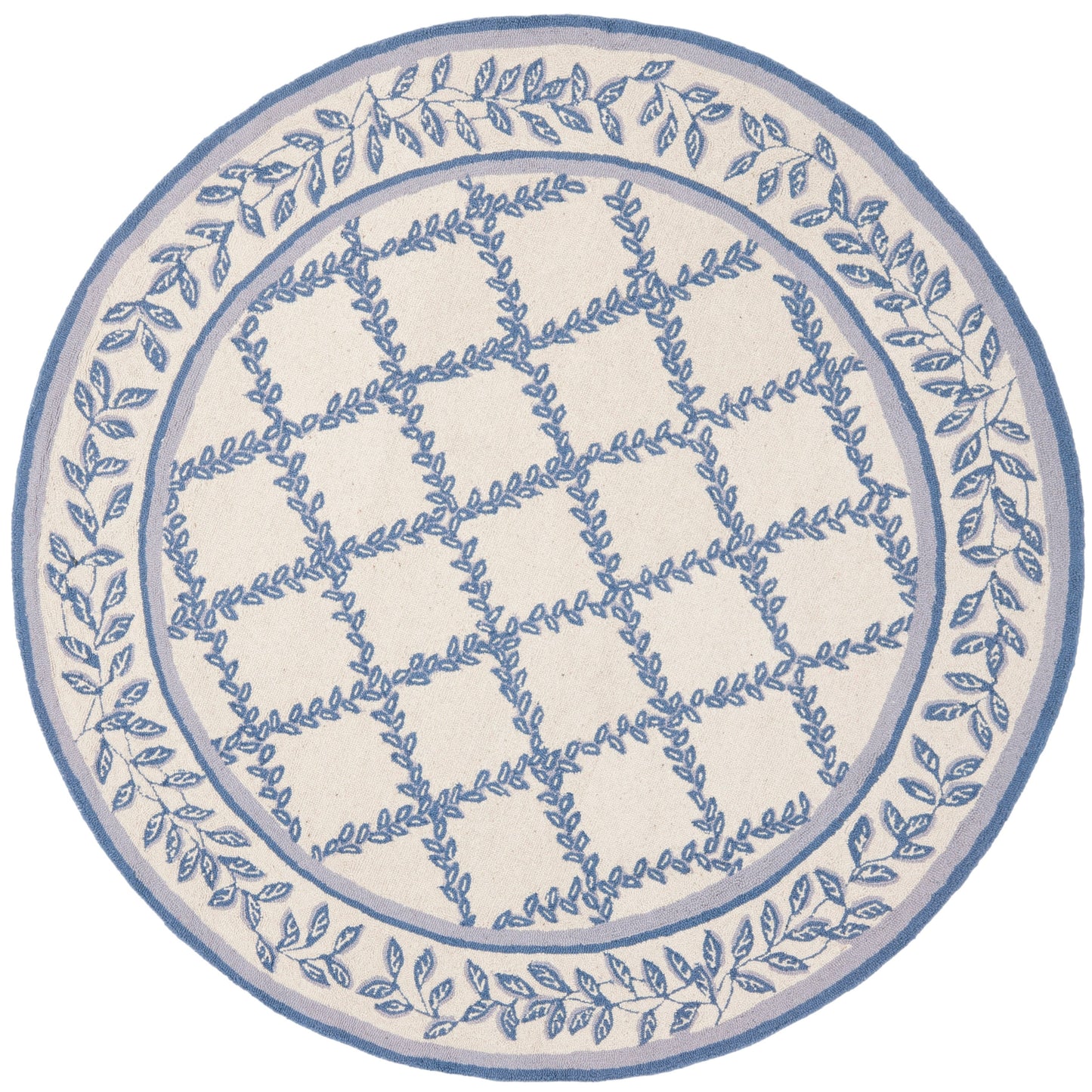 SAFAVIEH Handmade Chelsea Sunstripe Trellis French Country Wool Rug