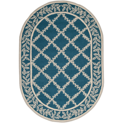 SAFAVIEH Handmade Chelsea Sunstripe Trellis French Country Wool Rug