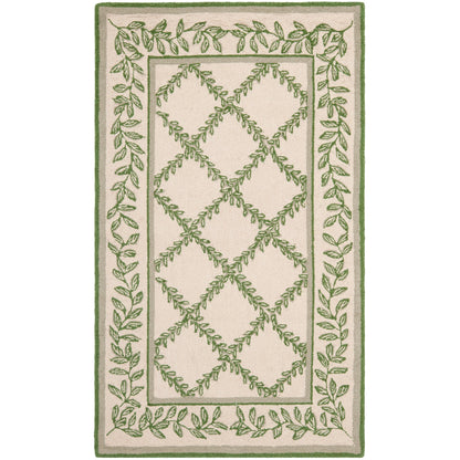 SAFAVIEH Handmade Chelsea Sunstripe Trellis French Country Wool Rug