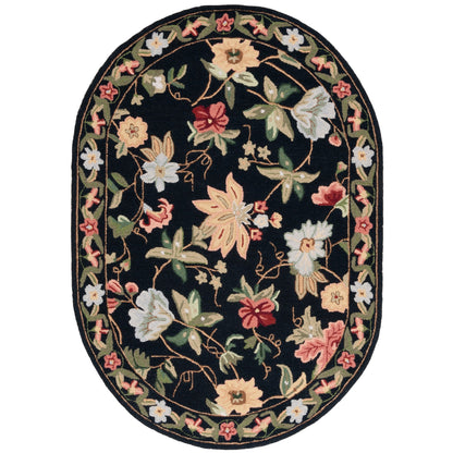 SAFAVIEH Handmade Chelsea Yauhenia French Country Floral Wool Rug