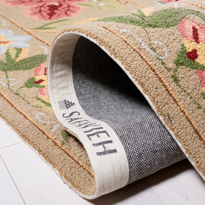 SAFAVIEH Handmade Chelsea Yauhenia French Country Floral Wool Rug