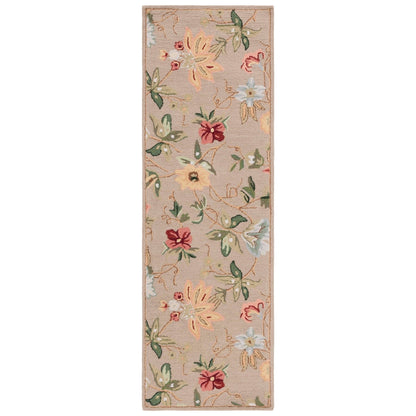 SAFAVIEH Handmade Chelsea Yauhenia French Country Floral Wool Rug