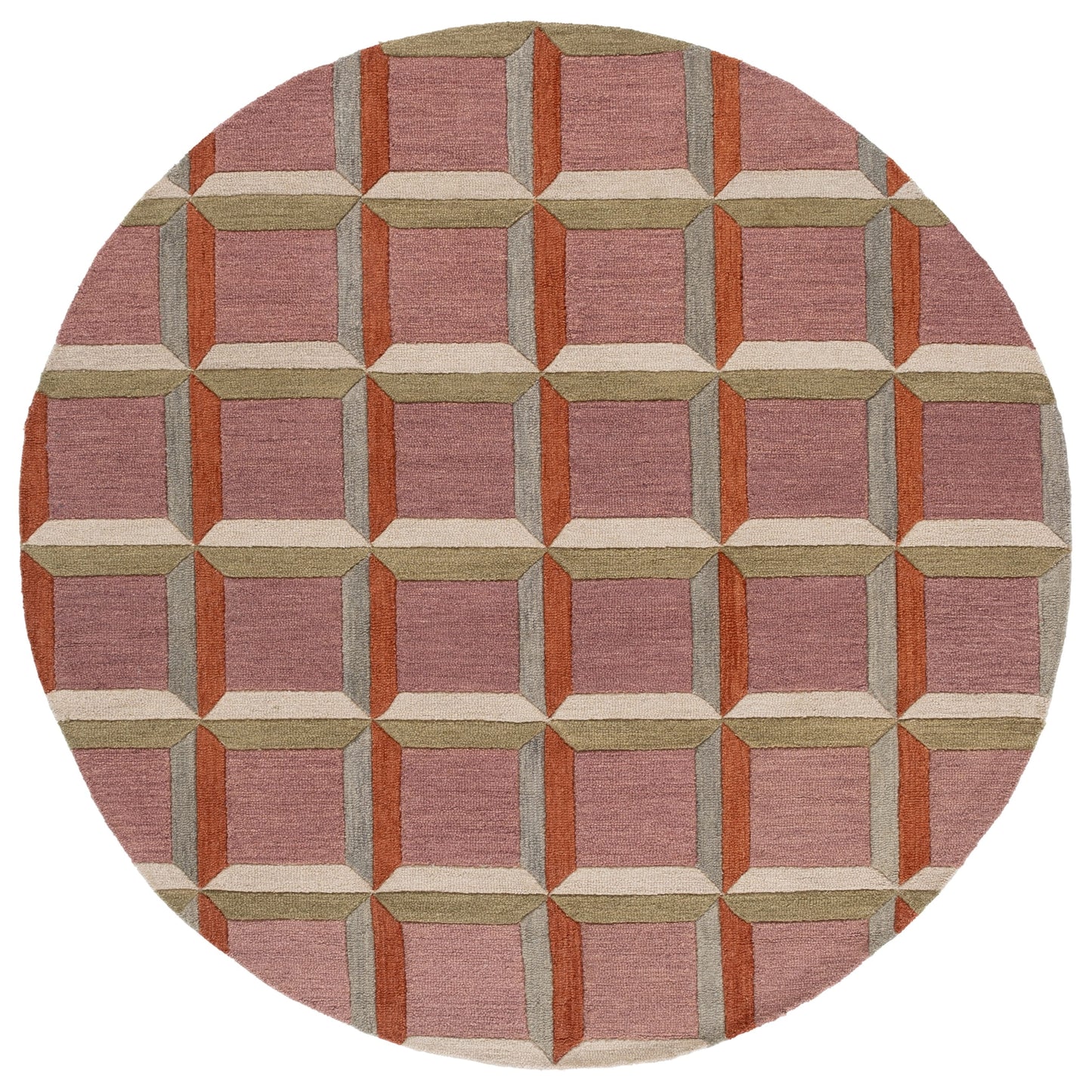 SAFAVIEH Handmade Genre Hikariko Mid-Century Modern Wool Rug