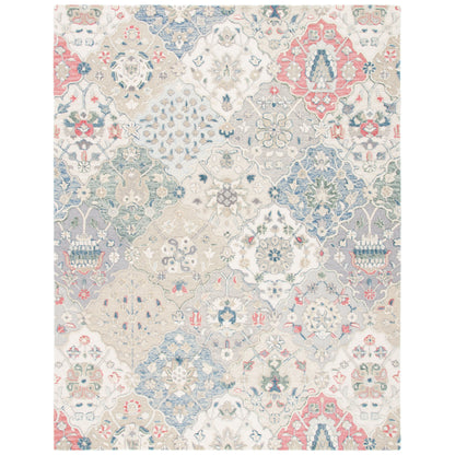 SAFAVIEH Handmade Glamour Printed Floral Wool Rug