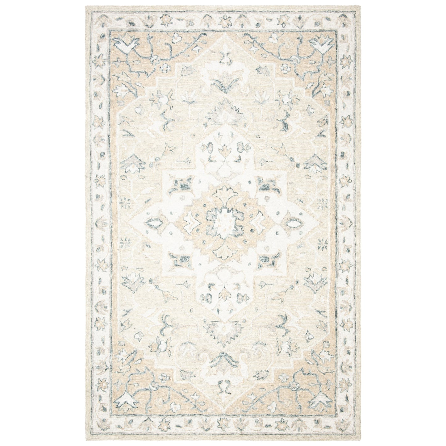 SAFAVIEH Handmade Micro-Loop Selveta Wool Rug