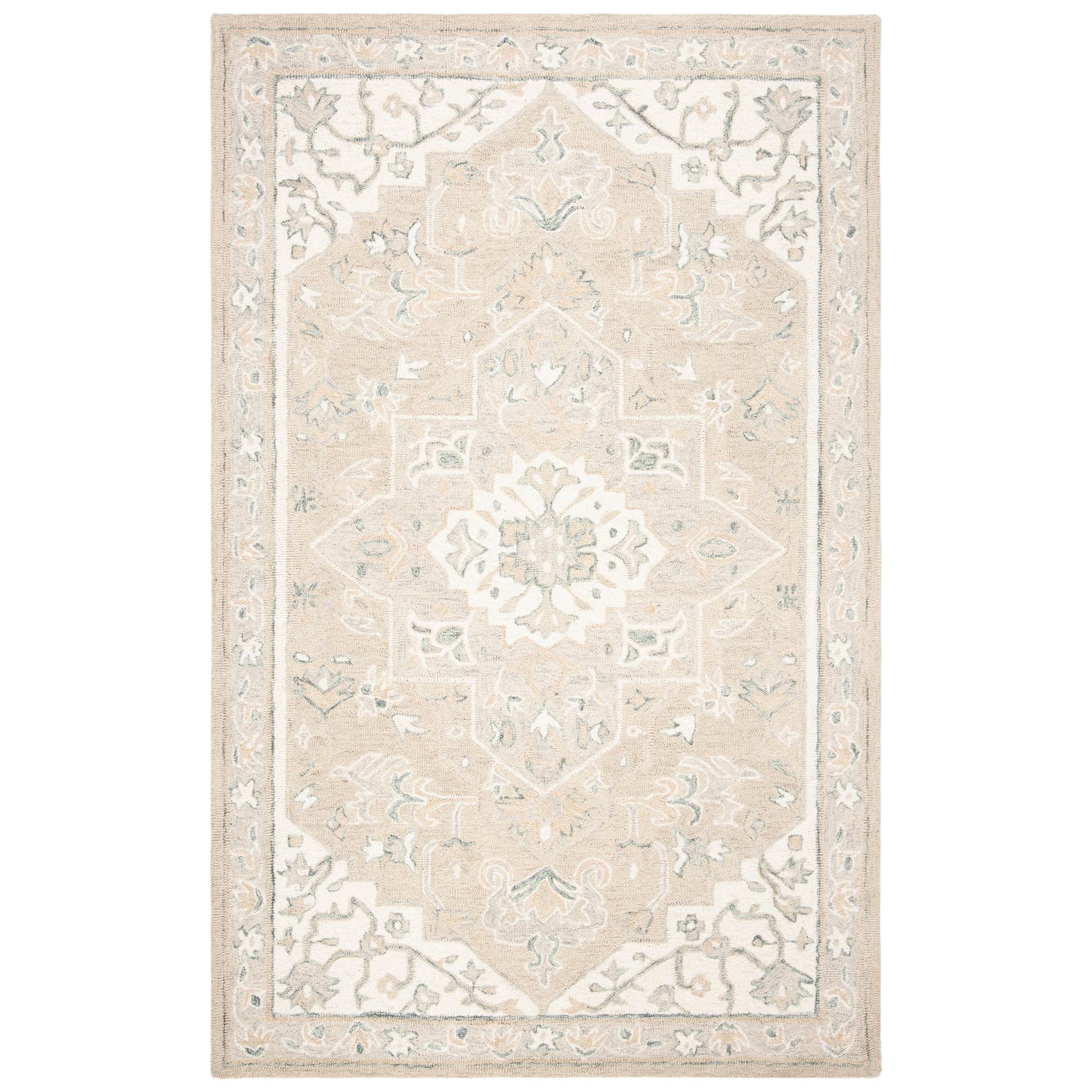 SAFAVIEH Handmade Micro-Loop Selveta Wool Rug