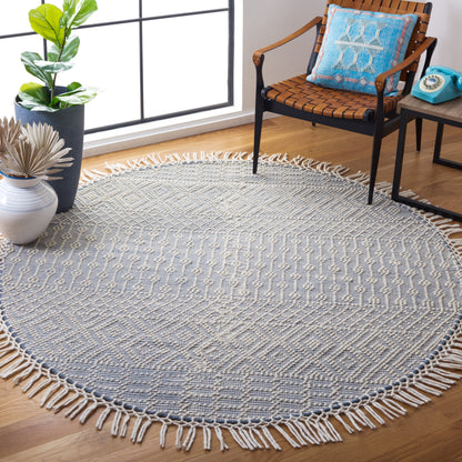 SAFAVIEH Handmade Natura Estel Wool Fringe Rug