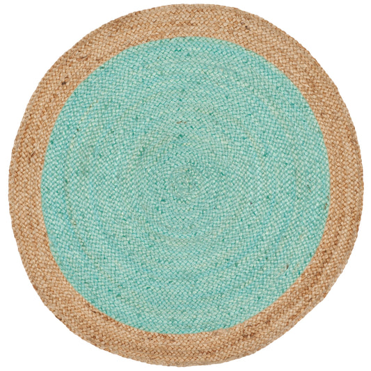 SAFAVIEH Handmade Natural Fiber Jolette Bordered Round Jute Rug