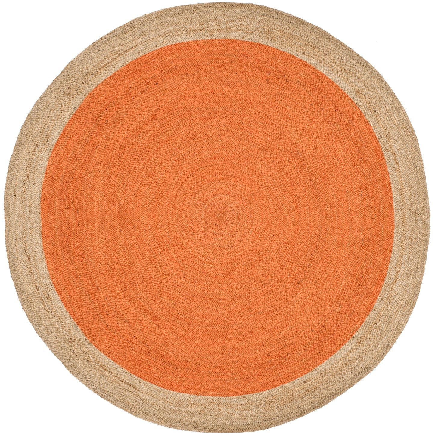 SAFAVIEH Handmade Natural Fiber Jolette Bordered Round Jute Rug