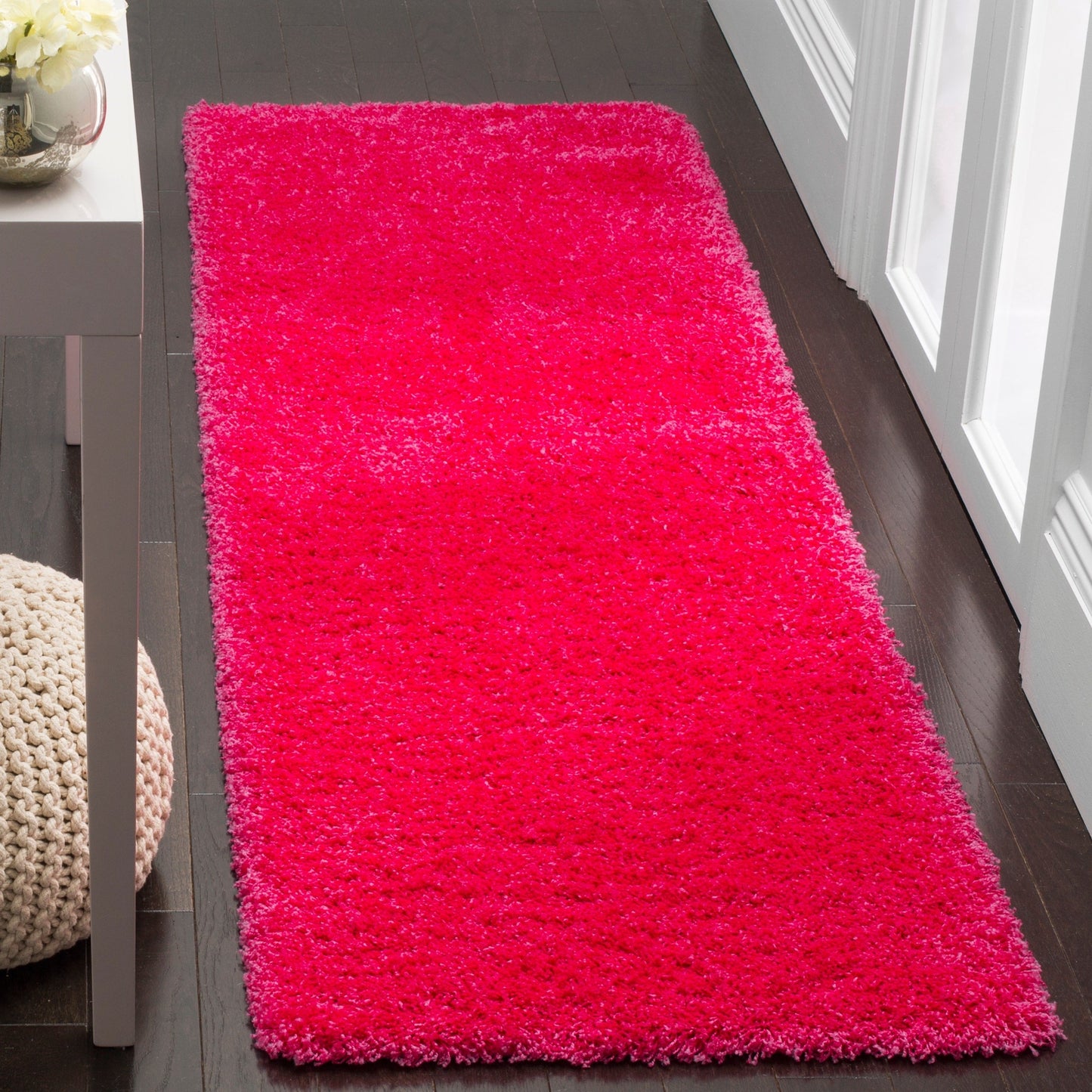 SAFAVIEH Laguna Shag Viroana Solid 2-inch Thick Rug