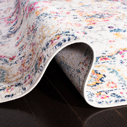 SAFAVIEH Madison Delois Medallion Rustic Farmhouse Distressed Rug