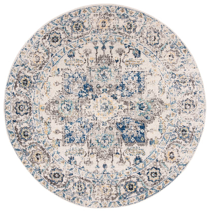 SAFAVIEH Madison Delois Medallion Rustic Farmhouse Distressed Rug