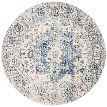 SAFAVIEH Madison Delois Medallion Rustic Farmhouse Distressed Rug