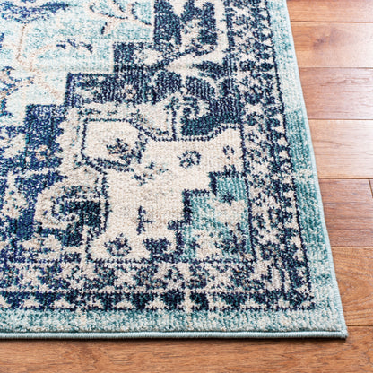 SAFAVIEH Madison Katelijne Boho Medallion Distressed Area Rug
