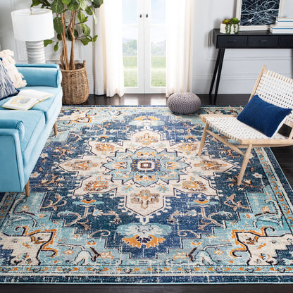 SAFAVIEH Madison Katelijne Boho Medallion Distressed Area Rug