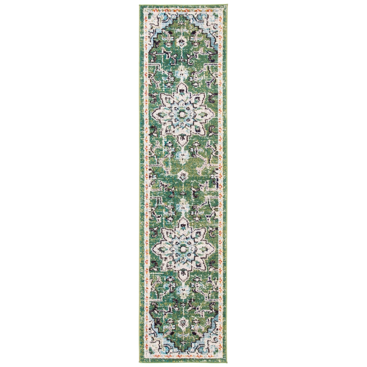 SAFAVIEH Madison Katelijne Boho Medallion Distressed Area Rug