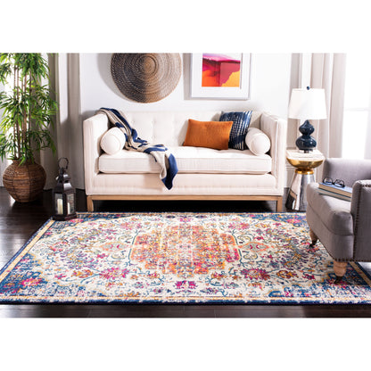 SAFAVIEH Madison Libusa Boho Medallion Distressed Rug