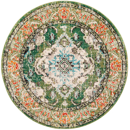 SAFAVIEH Monaco Oceane Boho Medallion Distressed Area Rug