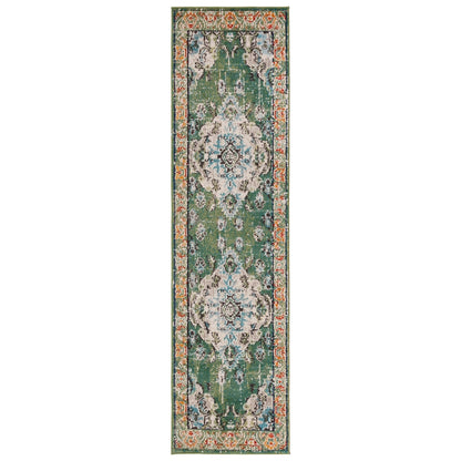 SAFAVIEH Monaco Oceane Boho Medallion Distressed Area Rug