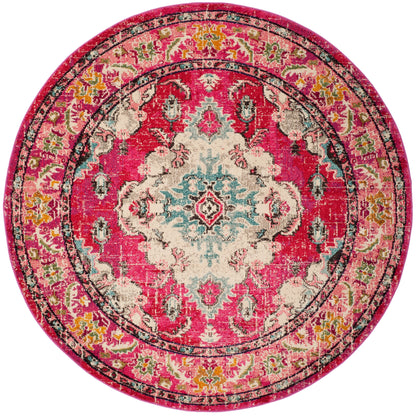 SAFAVIEH Monaco Oceane Boho Medallion Distressed Area Rug