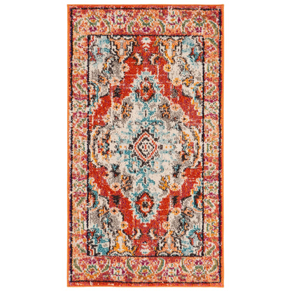 SAFAVIEH Monaco Oceane Boho Medallion Distressed Area Rug