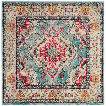 SAFAVIEH Monaco Oceane Boho Medallion Distressed Area Rug