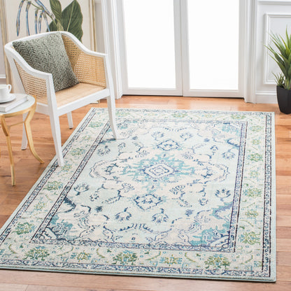 SAFAVIEH Monaco Oceane Boho Medallion Distressed Area Rug