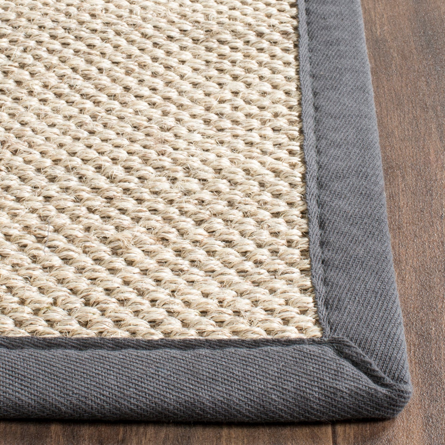 SAFAVIEH Natural Fiber Lorine Casual Border Sisal Rug