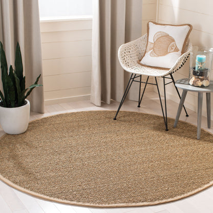 SAFAVIEH Natural Fiber Trilby Herringbone Seagrass Rug