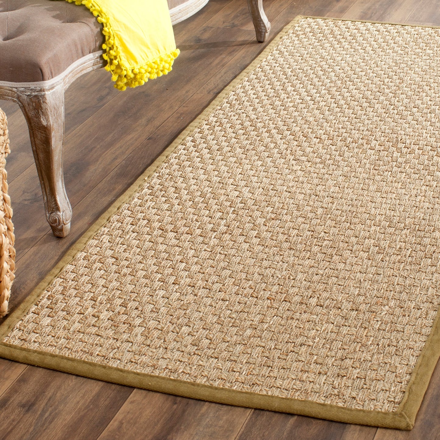 SAFAVIEH Natural Fiber Zymryd Basketweave Seagrass Rug