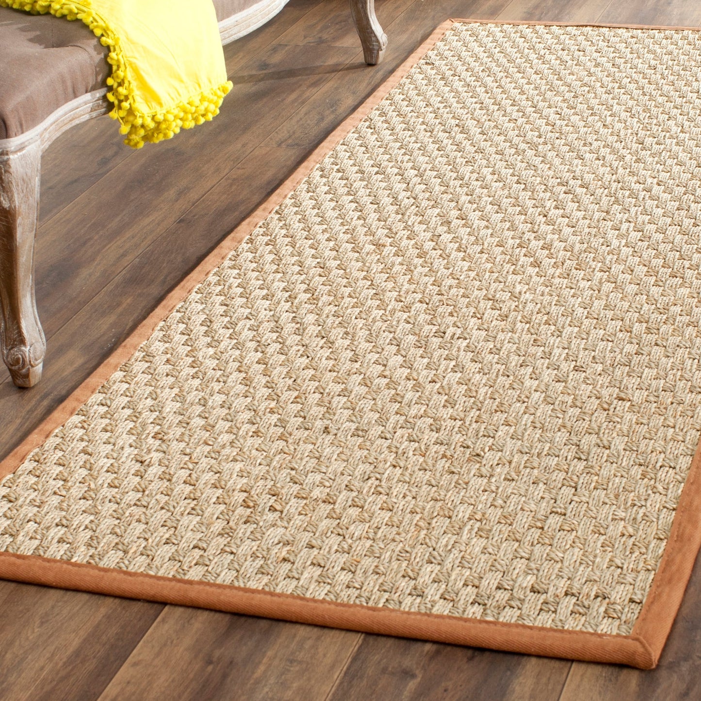 SAFAVIEH Natural Fiber Zymryd Basketweave Seagrass Rug