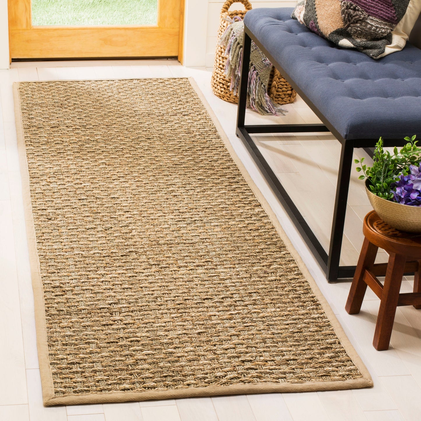 SAFAVIEH Stas Margery Seagrass Area Rug