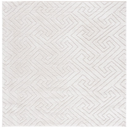 SAFAVIEH Tahoe Shag Lisjana Geometric 1.2-inch Thick Rug