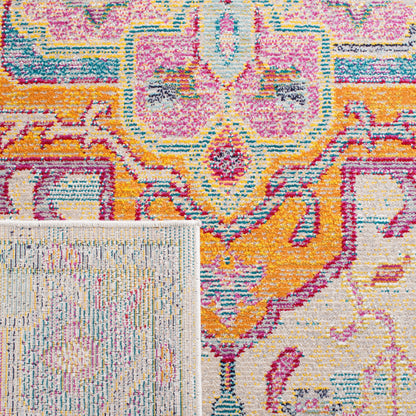 SAFAVIEH, Crystal Naimat Vintage Boho Medallion Rug