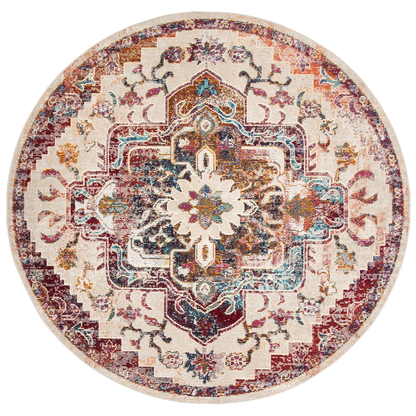 SAFAVIEH, Crystal Naimat Vintage Boho Medallion Rug
