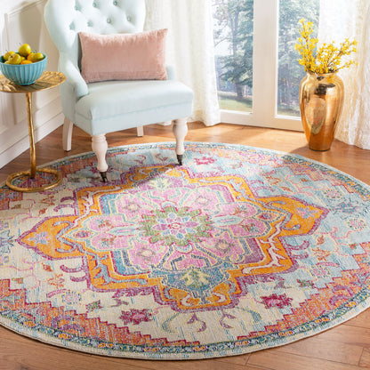 SAFAVIEH, Crystal Naimat Vintage Boho Medallion Rug