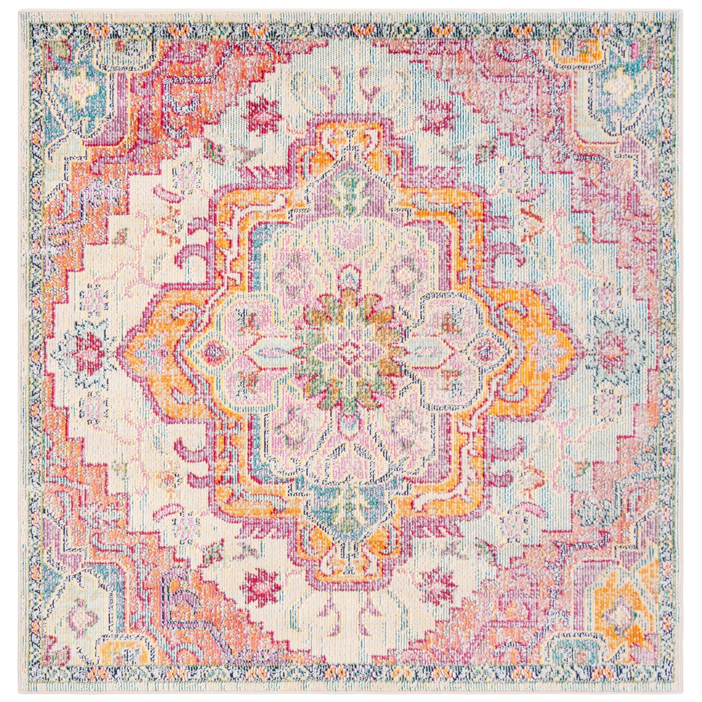 SAFAVIEH, Crystal Naimat Vintage Boho Medallion Rug
