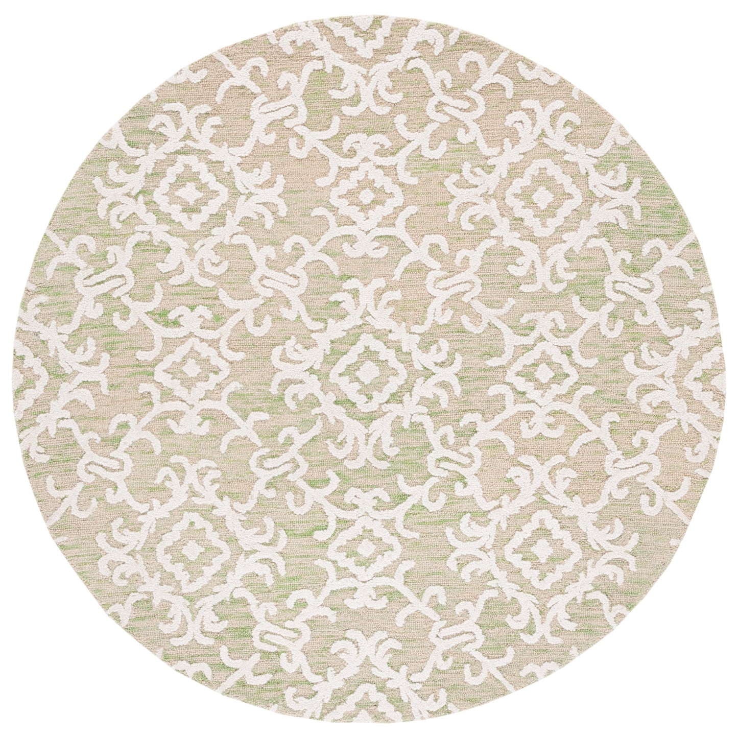 SAFAVIEH, Handmade Blossom Vesela Modern Floral Wool Rug