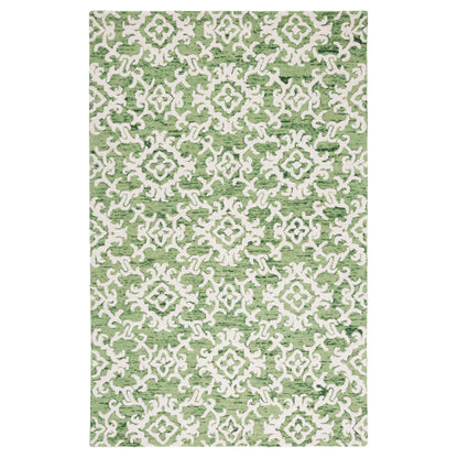 SAFAVIEH, Handmade Blossom Vesela Modern Floral Wool Rug