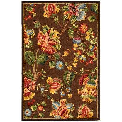 SAFAVIEH, Handmade Chelsea Jurendine French Country Floral Wool Rug