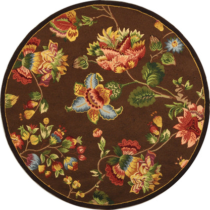 SAFAVIEH, Handmade Chelsea Jurendine French Country Floral Wool Rug