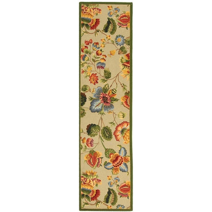 SAFAVIEH, Handmade Chelsea Jurendine French Country Floral Wool Rug