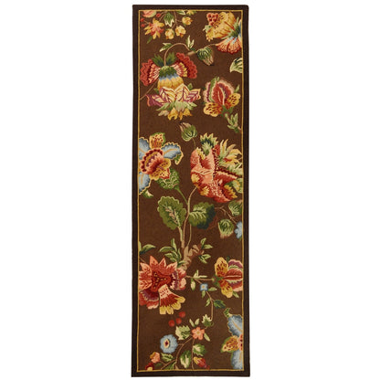 SAFAVIEH, Handmade Chelsea Jurendine French Country Floral Wool Rug