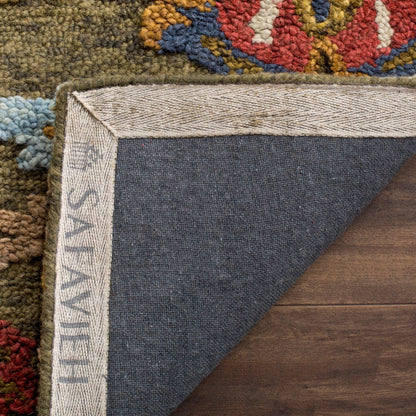 SAFAVIEH, Handmade Marietje Blossom French Country Wool Area Rug