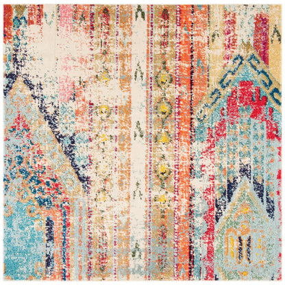 SAFAVIEH, Madison Sonya Abstract Boho Distressed Rug