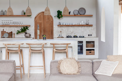 Sadia Teak Counter Stool