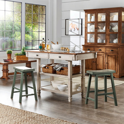 Salvador II Counter Backless Stools (Set of 2) by iNSPIRE Q Classic