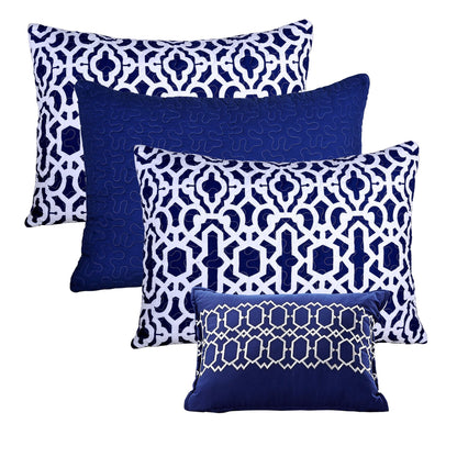 Serenta 6 Piece Cotton Blend Daybed Bedspread Coverlet Set - 75 x 39