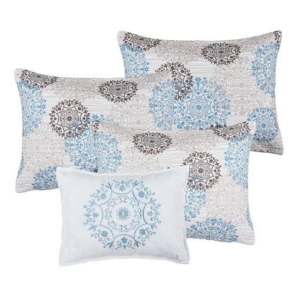 Serenta 6 Piece Cotton Blend Daybed Bedspread Coverlet Set - 75 x 39